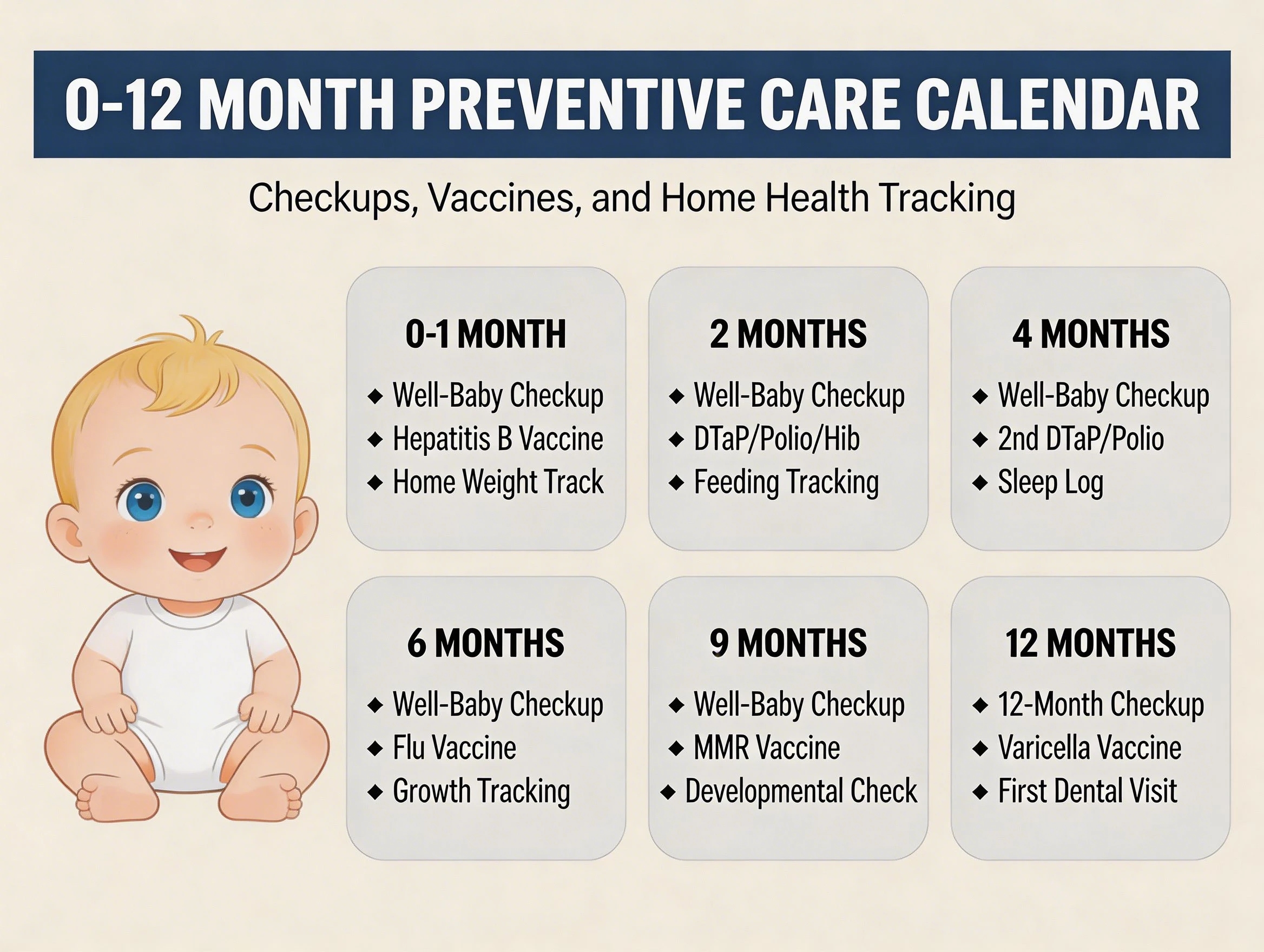 0 12 month preventive care checkup vaccine calendar.webp