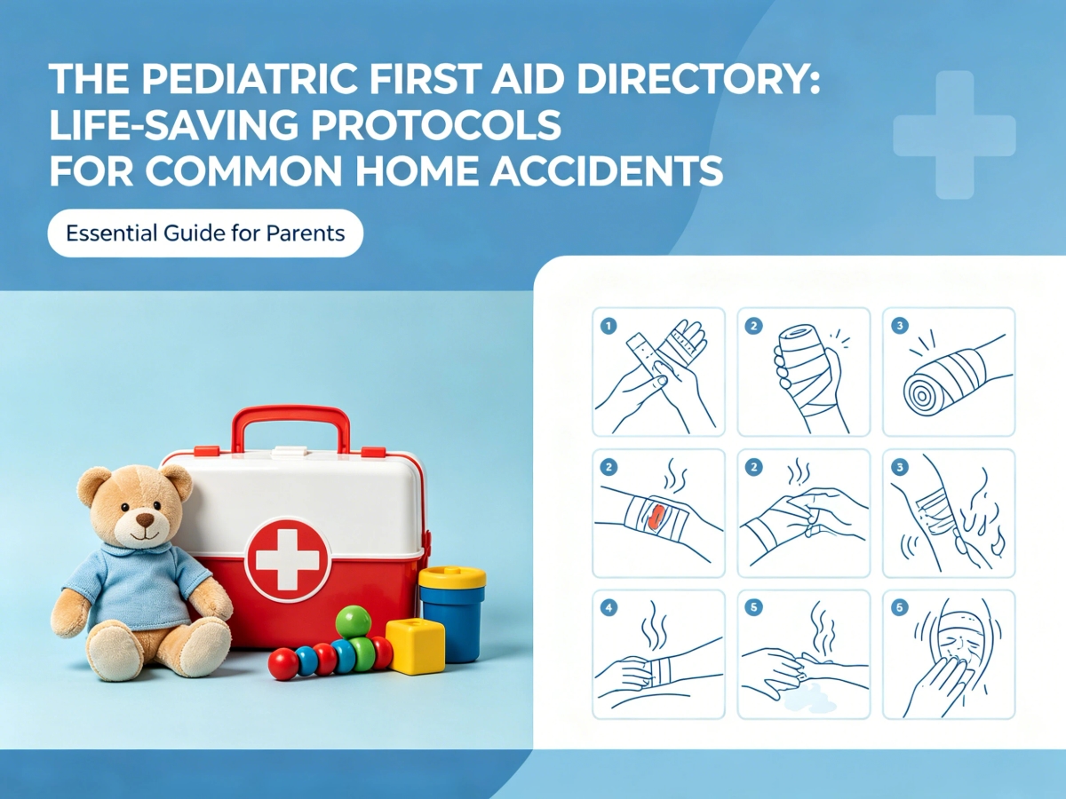 The Pediatric First Aid Directory: Life-Saving Protocols for Common Home Accidents