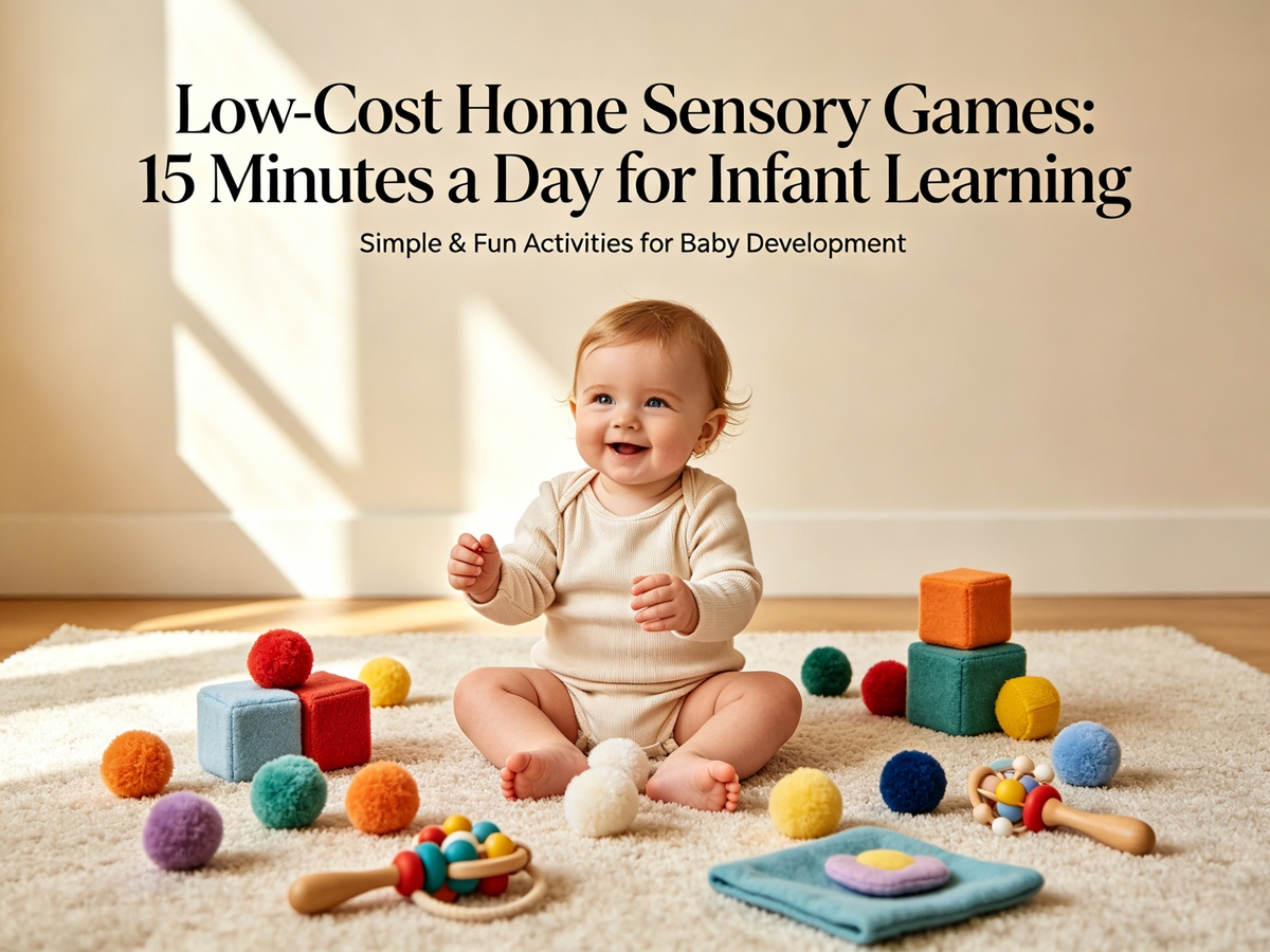 Low-Cost Home Sensory Games: 15 Minutes a Day for Infant Learning