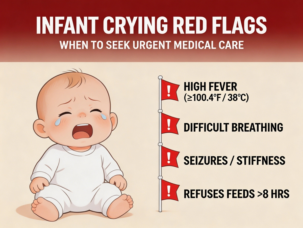 Infant Crying Red Flags: When to Seek Urgent Medical Care