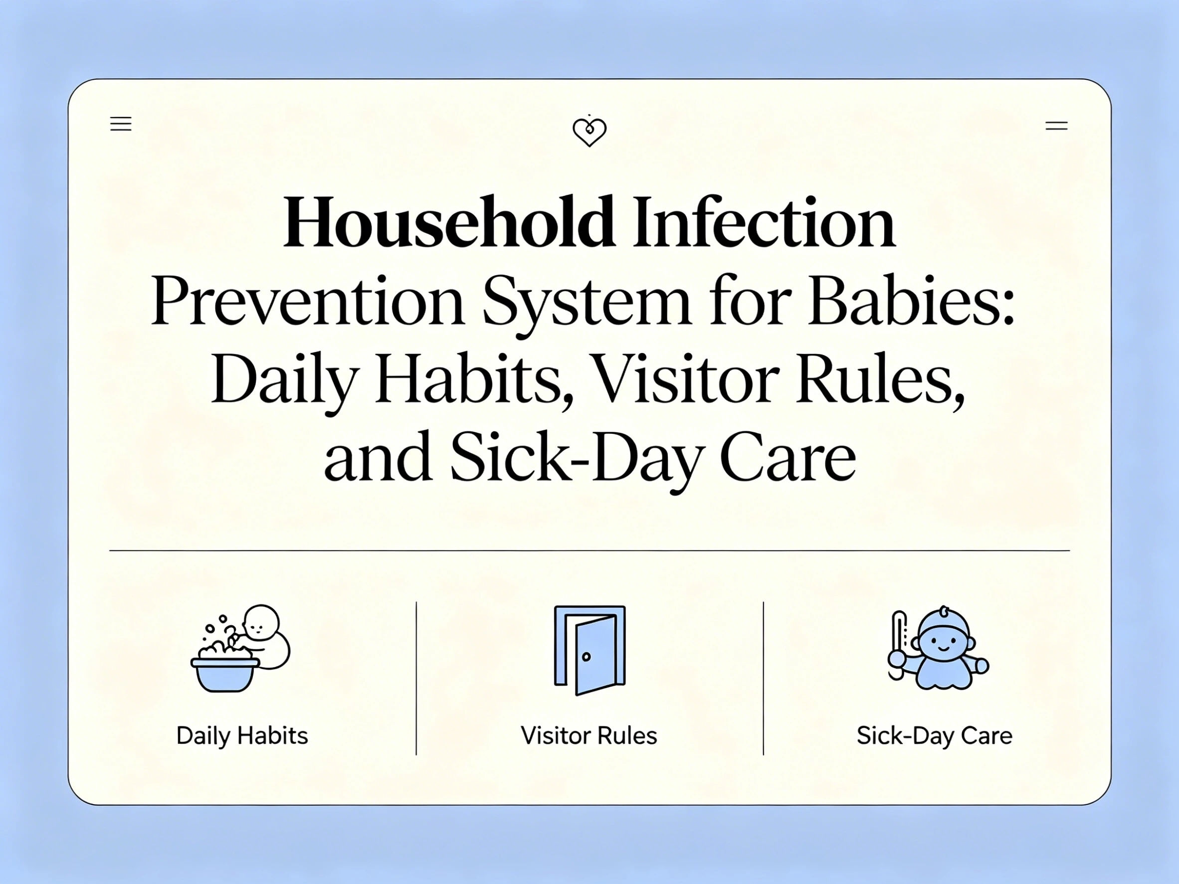 Household infection prevention system for babies.webp
