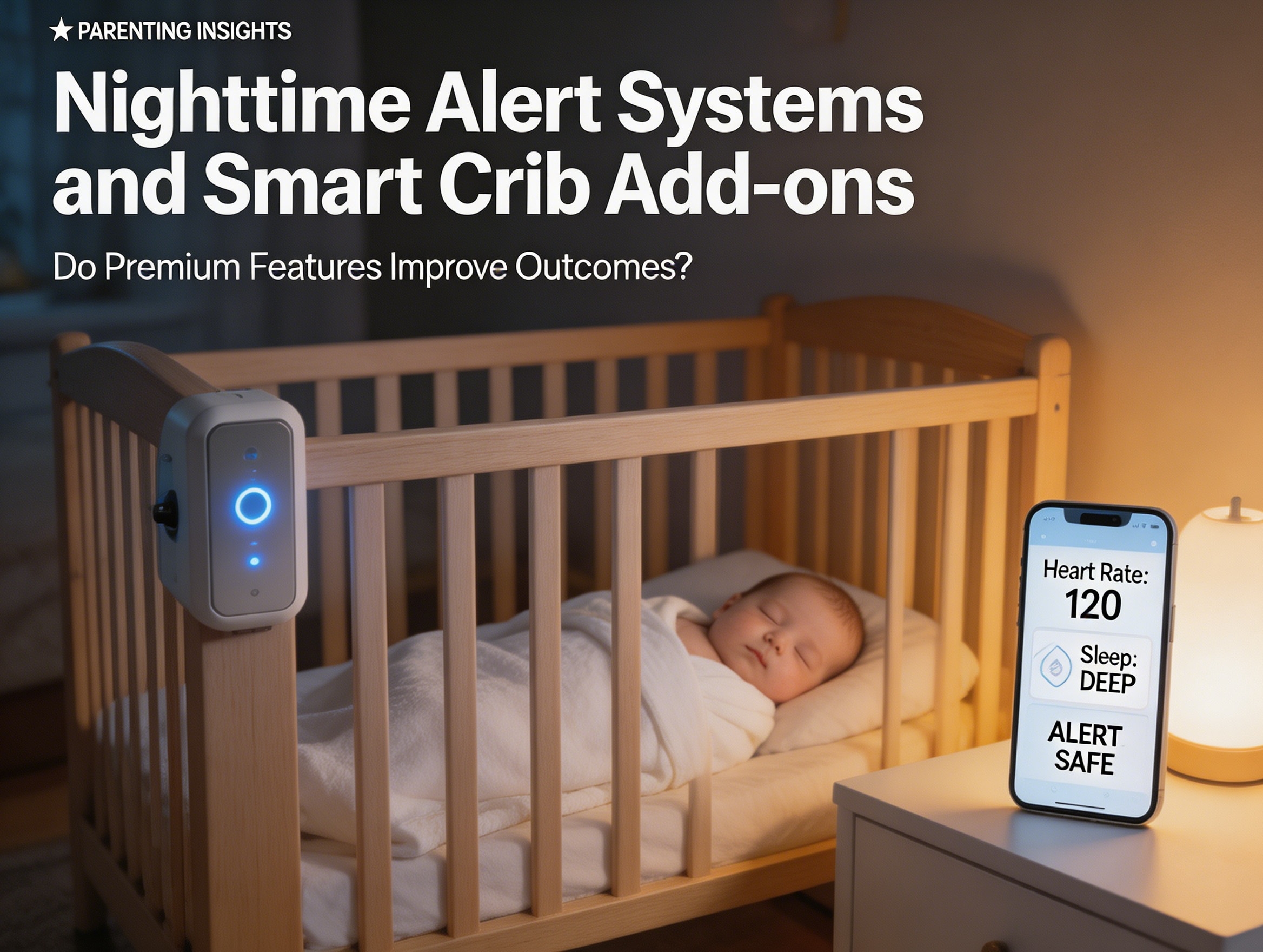 Nighttime alert systems and smart crib add ons do premium features improve outcomes.webp