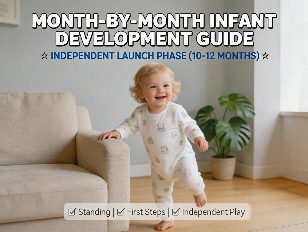 Month-by-Month Infant Development Guide: Independent Launch Phase (10-12 Months)