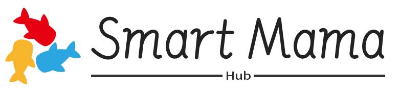 Smart Mama Hub logo – modern parenting and baby care blog